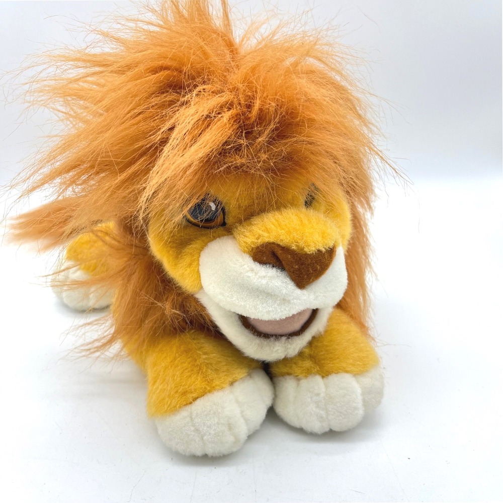 Vintage 1993 Disney The Lion King Roaring Simba Plush Hand Puppet Mattel 66289